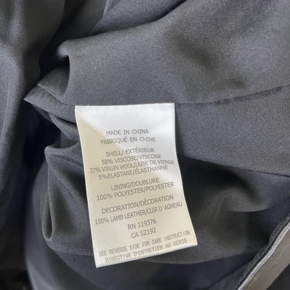 Helmut Lang Sleeveless Wool Dress with Black Leather Buckle - Picture 14 of 14